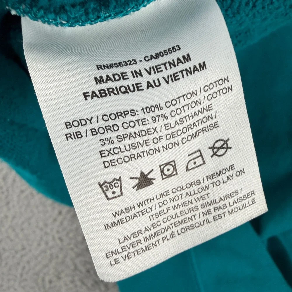 Jordan Flight Essentials Sweatshirt Men XS Teal Crewneck Pullover Jumpman Fleece